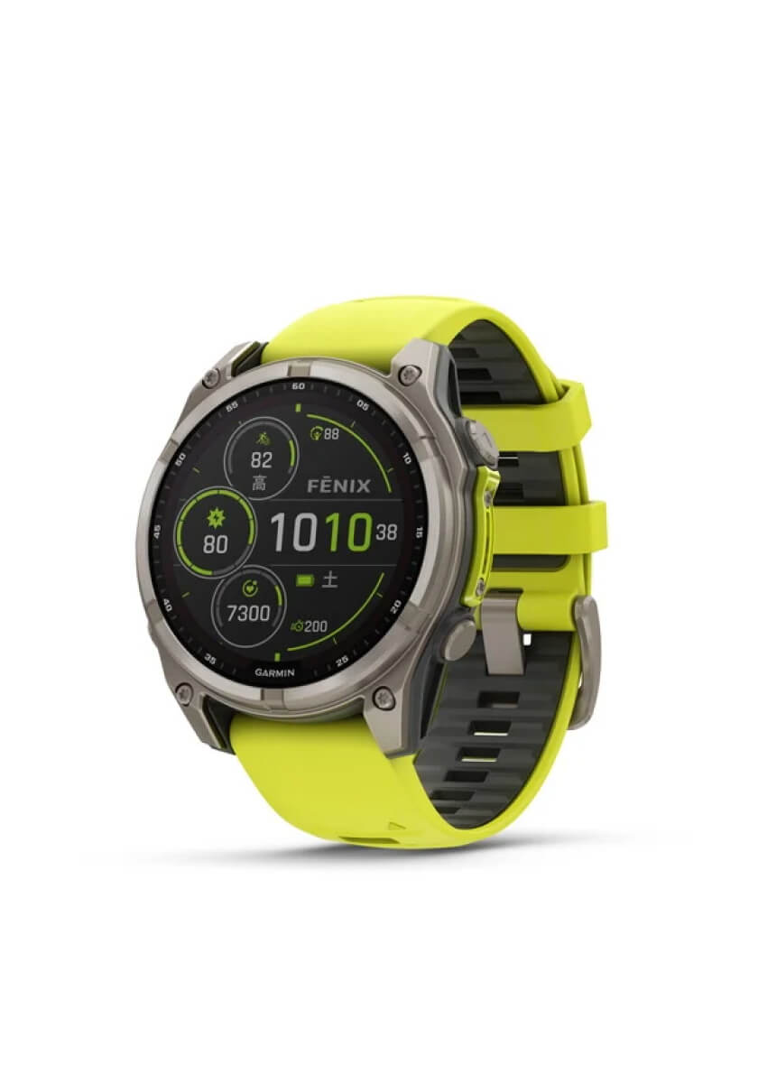 fēnix 8 Sapphire Dual Power 47mm Amp Yellow